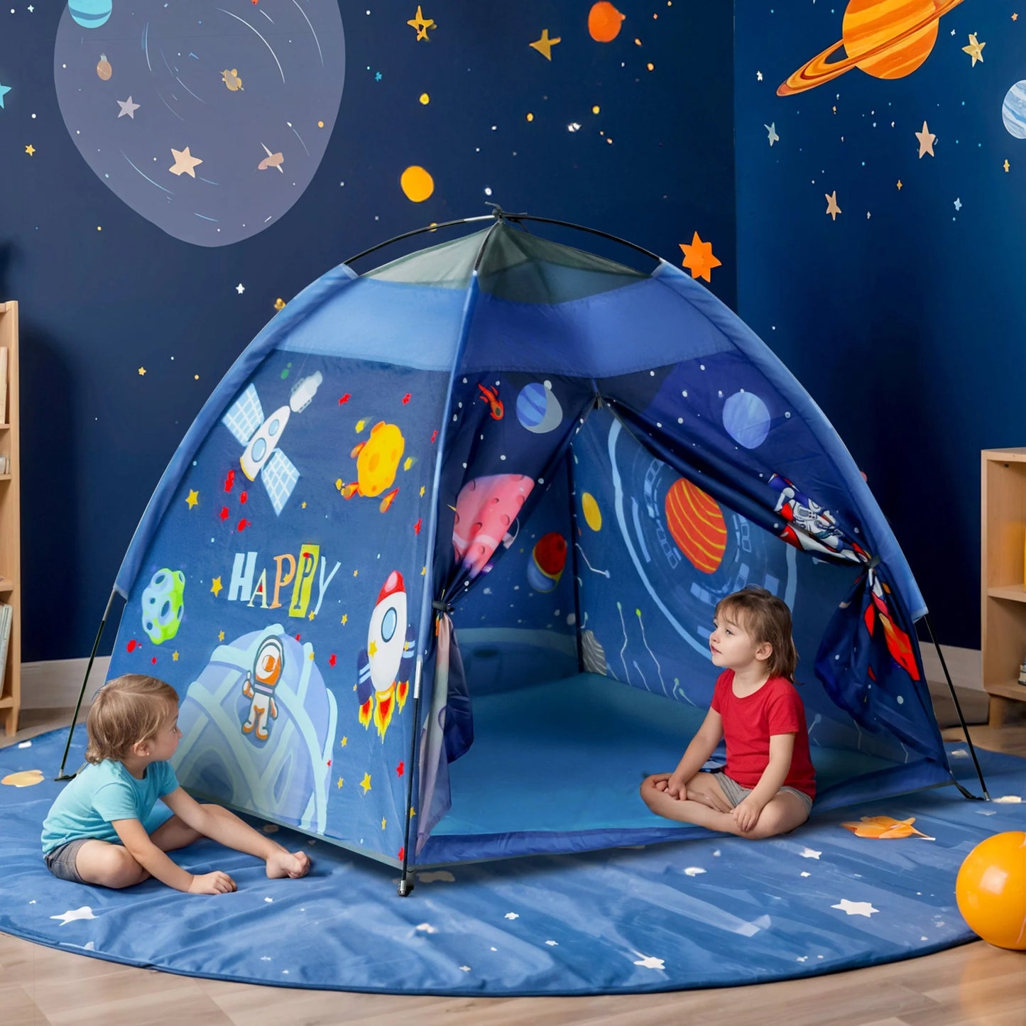 Rolling Stick Tent